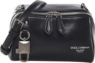 Dolce & Gabbana Black Lock tempesta Mini Crossbody Bag