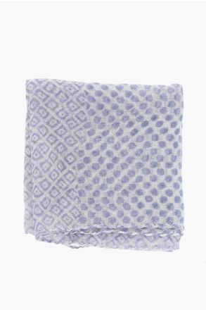 Corneliani CC COLLECTION Two-Tone Patterned Foulard size Unica