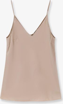 Brunello Cucinelli Top in seta stretch - BRUNELLO CUCINELLI - gender_Woman