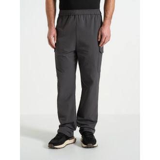 Mani&egrave;re De Voir Rayan Technical Cargo Trousers in Grey at Nordstrom, Size Medium