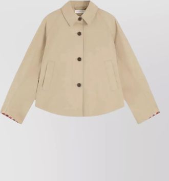Tommy Hilfiger cotton short single breasted coat