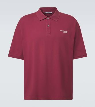 Acne Studios Polo in piqu&eacute; di cotone