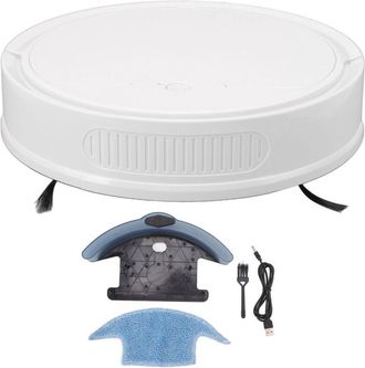 OEM Aspiradora Robot Inteligente 3 En 1, Control Remoto Con Aplicaci&oacute;n, Potente Succi&oacute;n De 2000 Pa, Carga Usb, Robot Aspirador Para El Hogar, Blanco