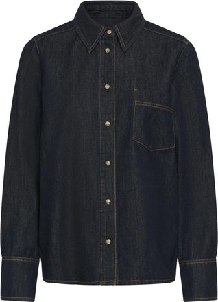 Inwear Denim Shirt - Dames - Spijkeroverhemden - Blauw - 2XL - Denim - Overhemden