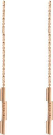 Gucci Link naar liefdesoorbellen in 18 kt roze goud - Dames - Oorbellen - Geel - ONE Size - Accessoires