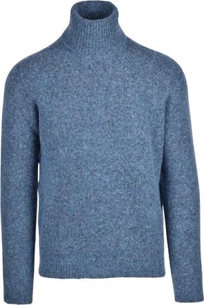 Roberto Collina Heren, Truien, Blauw, Maat: M Katoen