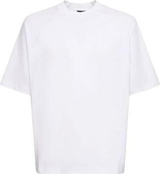 Jacquemus White Typo Logo Printed T-Shirt