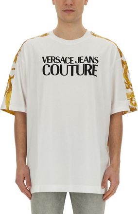 Versace Jeans Couture White Graphic T-Shirt