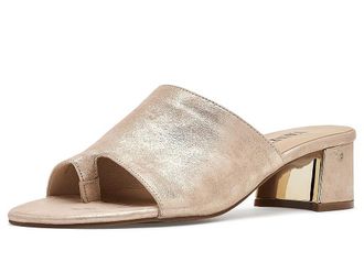 Vaneli Cruz Womens Dress Sandals Champagne Lisa : 9.5 N (AA), Leather