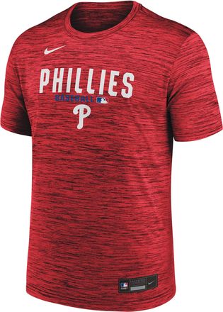Nike Philadelphia Phillies Authentic Collection Nike Mens Dri-FIT MLB T-Shirt in Red | 02ER62QPP-RMG