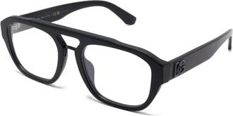 Dolce & Gabbana Optical Frame - Heren - Brillen - Zwart - 55 MM - Accessoires