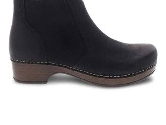Dansko Womens Barbara Burnished Nubuck Bootie In Black