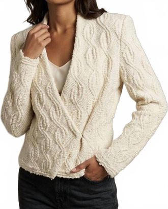 Isabel Marant Sweater Jacket In Ecru