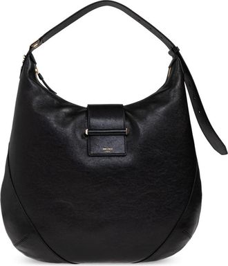 Jimmy Choo London Schoudertas Bar Medium - Dames - Schoudertassen - Zwart - ONE Size - Leer - Tassen