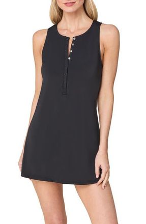 Andie Swim The Malibu One-Piece Swim Dress in Black at Nordstrom, Size Xx-Large