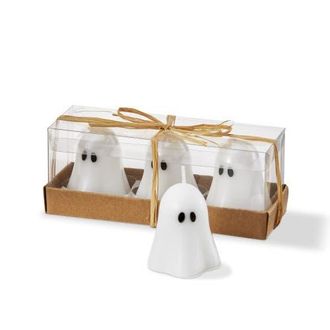 Tag Ghost Mini Tealight Candles Halloween Paraffin Wax Decor in White at Nordstrom