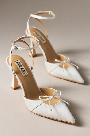 Anthropologie Badgley Mischka Yara II Ankle-Strap Pumps