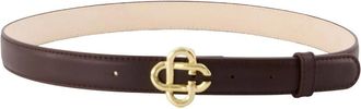 Casablanca Small CC Belt - female - Casablanca - Belts - Brown - 85 CM - Accessories
