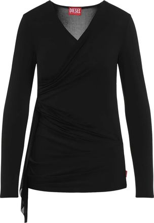 Diesel Top T-Crissy-Plain - Nero