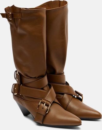 Zimmermann Orla 50 leather knee-high boots
