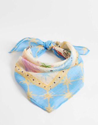 Never Fully Dressed Bandana con mani mistiche-Blu