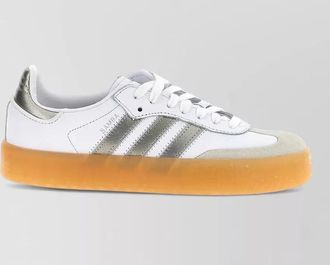 adidas leather sambae low-top sneakers