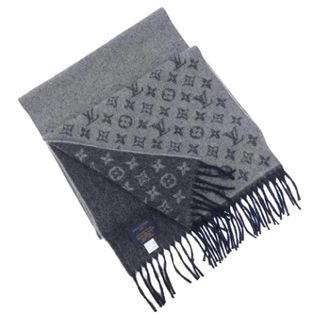 Louis Vuitton Pre-owned Scarves, male, Gray, Size: ONE SIZE Pre-owned Stole