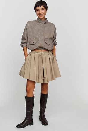 Derek Lam Joshua Pleated Mini Skirt