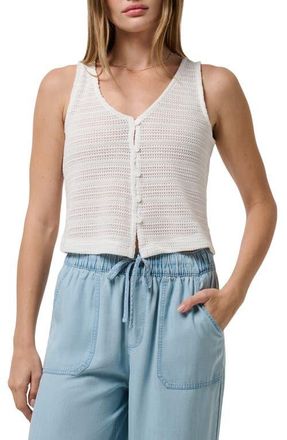 Travis Mathew Beach Club Knit Tank in Summer White at Nordstrom, Size X-Small