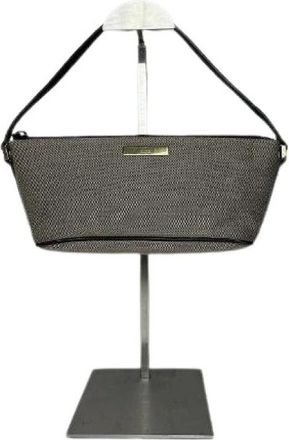 Gucci Pre-owned Shoulder Bags, female, Gray, Size: ONE SIZE Pre-owned Baguette Mini Bag