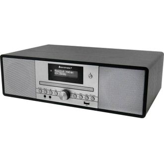 Soundmaster Radio da tavolo DAB+, FM, FM CD, USB, FM, MP3, DAB+, AUX incl. telecomando, Funzione allarme Nero