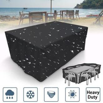 OEM Housse Pour Meubles De Jardin - Tissu Oxford 210d Impermeable 3000 Mm - Protection Anti-uv Anti-poussiere - 270x180x89 Cm - 1 Piece