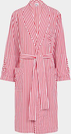 S&eacute;bline Frogging Hand-Embroidered Cotton Robe