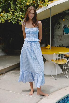 Peixoto Riley 100% Cotton Maxi Skirt