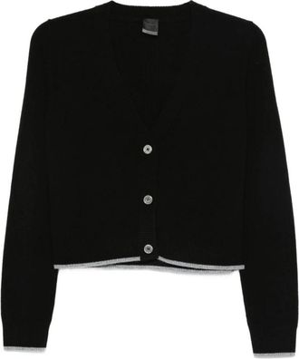 Pinko Luxe wol-kasjmier trui Aw 25 - Dames - Vesten - Zwart - M - Wol - Truien & Vesten