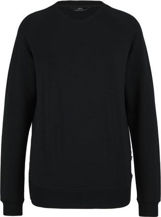 Stoic MerinoTerry285 AlavaaraSt. Crew Pullover Merinopullover für Damen | schwarz