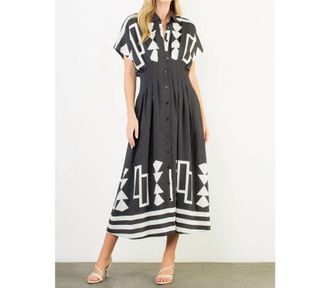 THML Clothing Theresa Midi Dress In Black