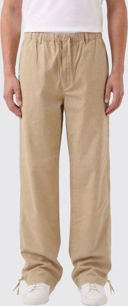 Ferragamo Pantaloni a gamba larga in cotone e seta con coulisse
