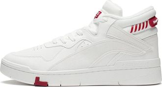 Li-Ning Superwave Mid White Red AGCS323-1