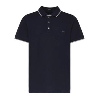 Fay Polo Shirts, male, Blue, Size: 2XL Polo Shirt