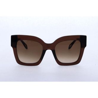 Just Cavalli Ladies Brown Square Sunglasses SJC019K