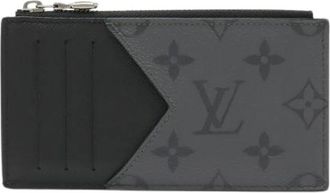 Louis Vuitton Pre-owned Monogram Eclipse Kaarthouder - Dames - Vintage Accessoires - Grijs - ONE Size - Vintage