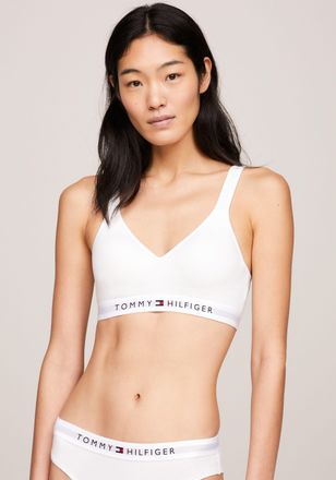 Tommy Hilfiger Bralette-BH BRALETTE LIFT, Damen, Gr. XL (42/44), N-Gr, weiss (wei&szlig;), Jersey, Obermaterial: 95% Baumwolle, 5% Elasthan, TOMMY HILFIGER UNDERWEAR, unif