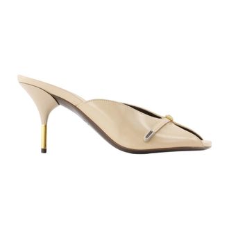 Versace Dames, Schoenen, Beige, Maat: 39 EU Leer
