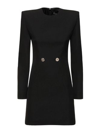 Versace Virgin Wool Mini Dress