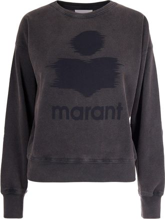 Isabel Marant Round Neck Brushed Cotton Sweatshirt