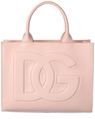 Dolce & Gabbana Dg Small Leather Shopper Tote
