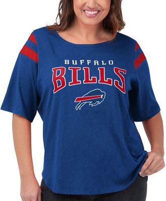 G-III 4Her by Carl Banks Womens G-III 4Her by Carl Banks Royal Buffalo Bills Plus Size Linebacker T-Shirt at Nordstrom, Size 4X