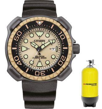 Citizen Promaster Marine Mens Black Watch BN0226-10P Rubber - One Size