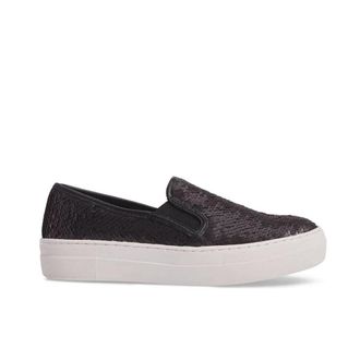 Steve Madden Gills Loafer - Dames - Loafers - Zwart - 37 1/2 EU - Leer - Schoenen